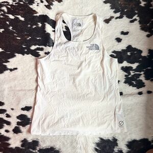 The North Face Athlete Flight Series White/Cream Racerback Tank